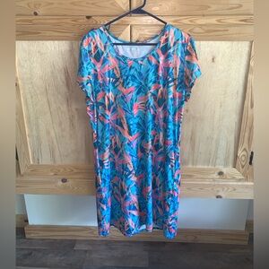 Reel legends reel-tec printed dress size XL